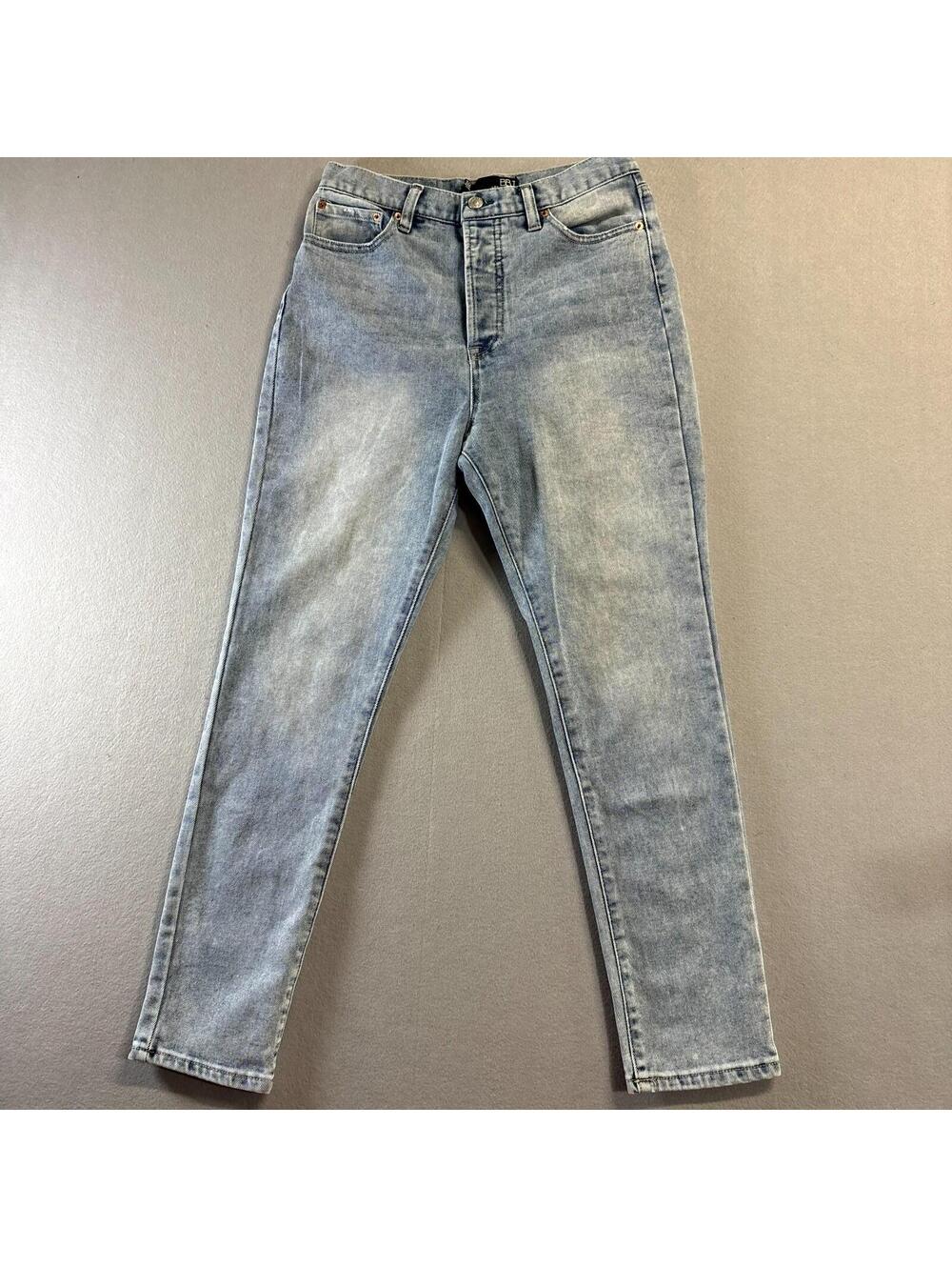 BBJ Los Angeles Skinny Jeans Juniors 9/29 Fits Like 27x27 Light Wash Stretch